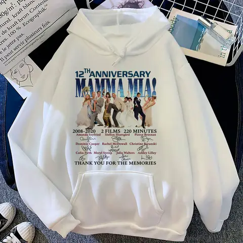 Mamma Mia 까마귀 젊은 무늬 애니메이션 만화 여성 운동복 hoddie 부드러운 패브릭 하라주쿠 우아한