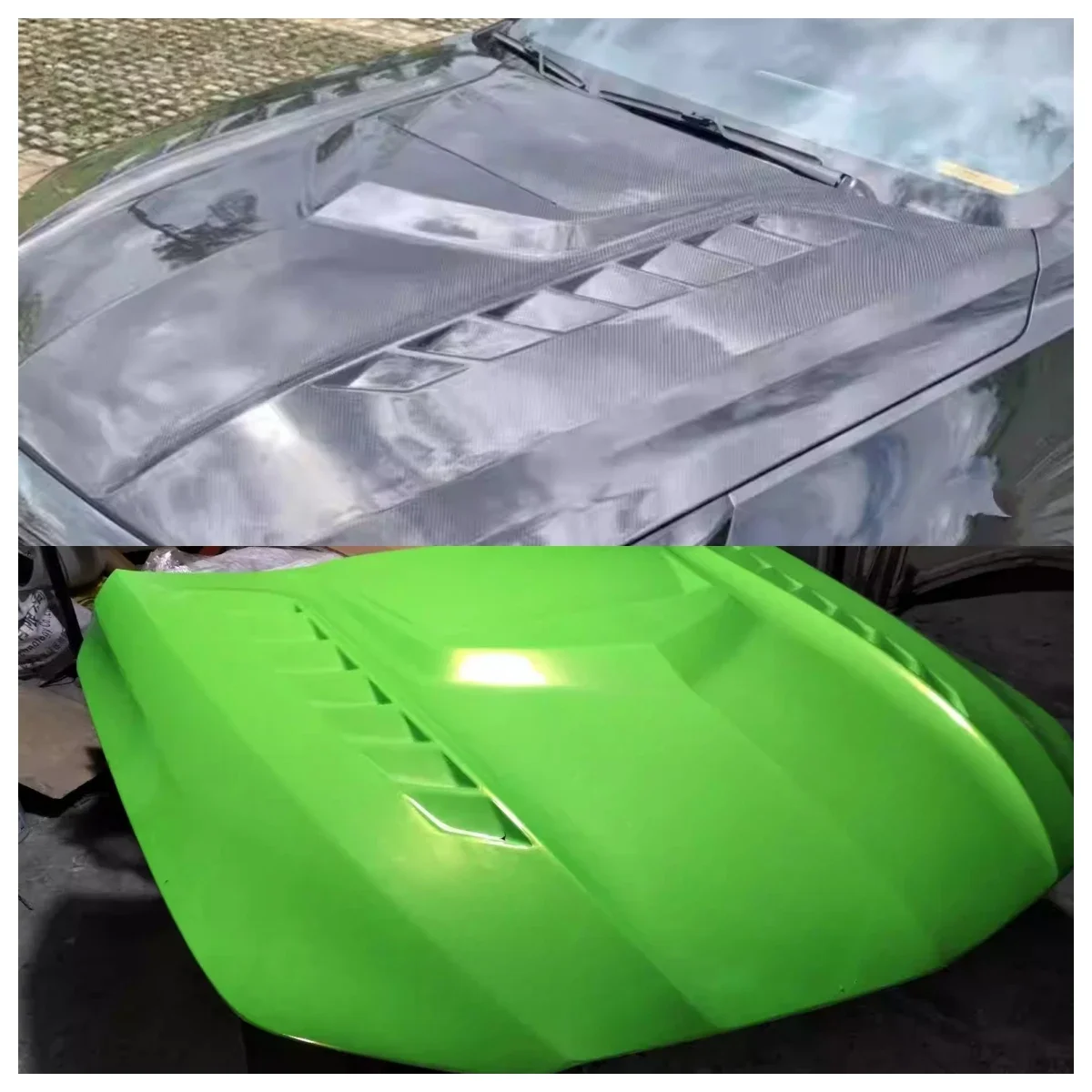 

Body Kit Carbon Fiber Engine Cover for Cadillac CT4 Resin Hood Light Weight Bonnet Car Accessories