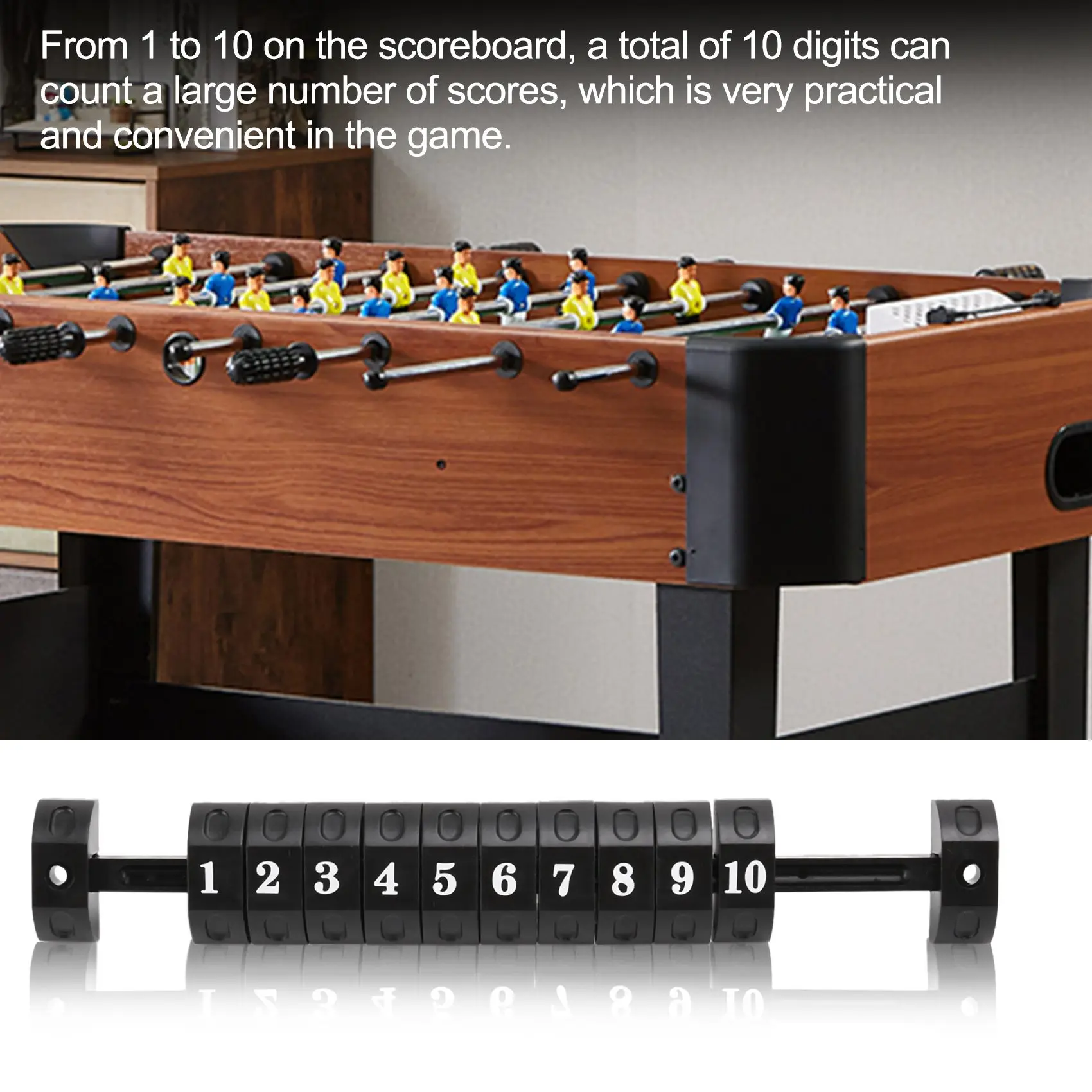 

AU-2 Pcs Foosball Scoring Counters Indicator For Standard Football Table Machine Accessorie Foosball Scoreboard