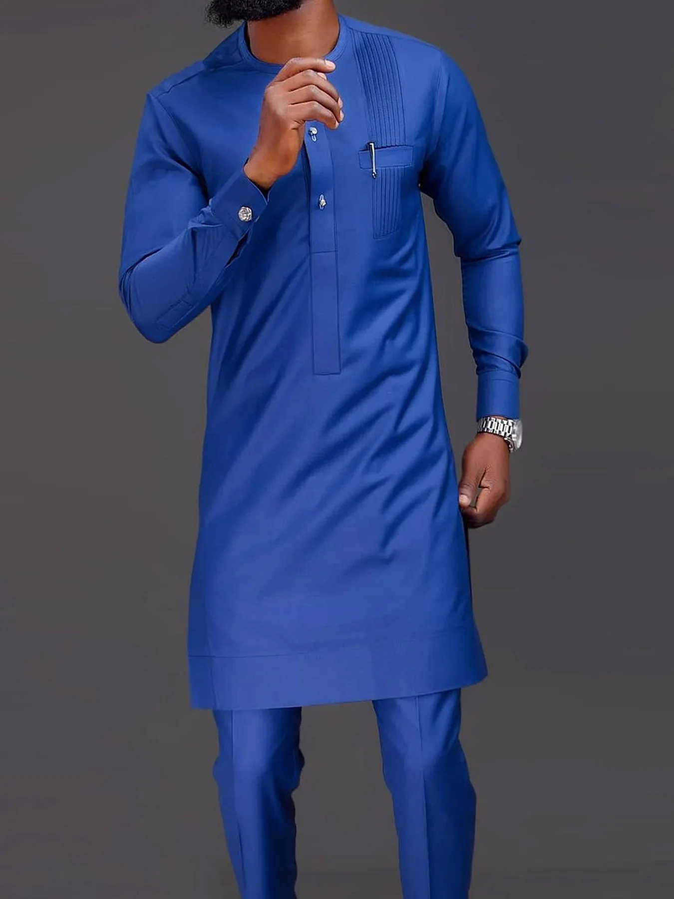 

2 шт., традиционные африканские платья для мужчин, кафтан, вечернее платье, африканская одежда, комплекты дашики, халат, одежда 2025