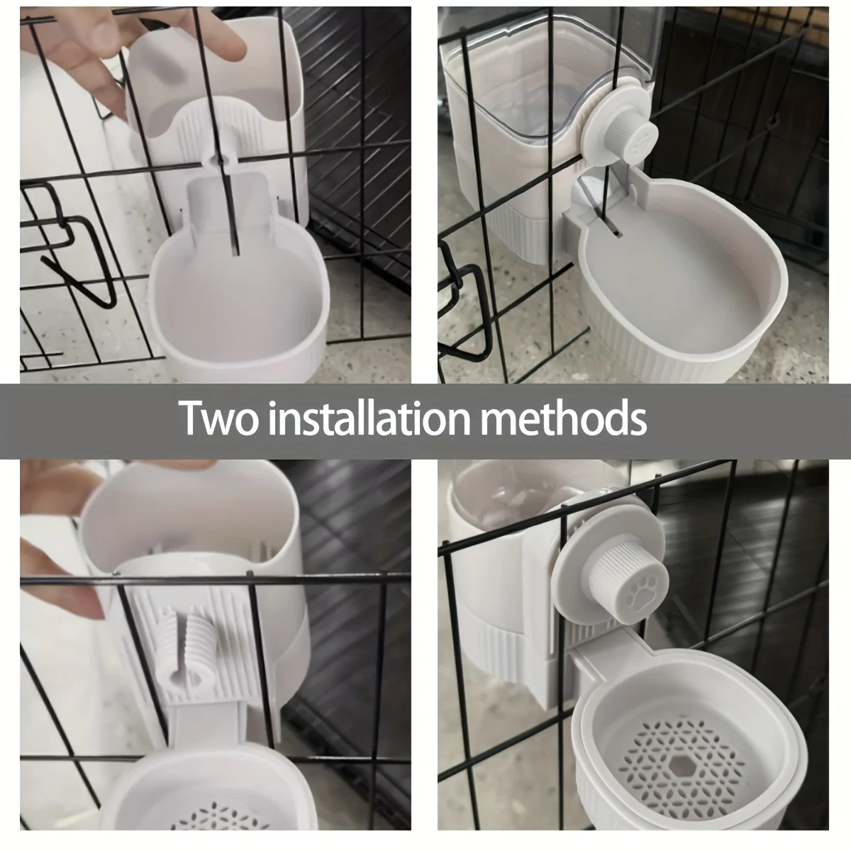 1200ml Gravity Pet Feeder & Waterer 4