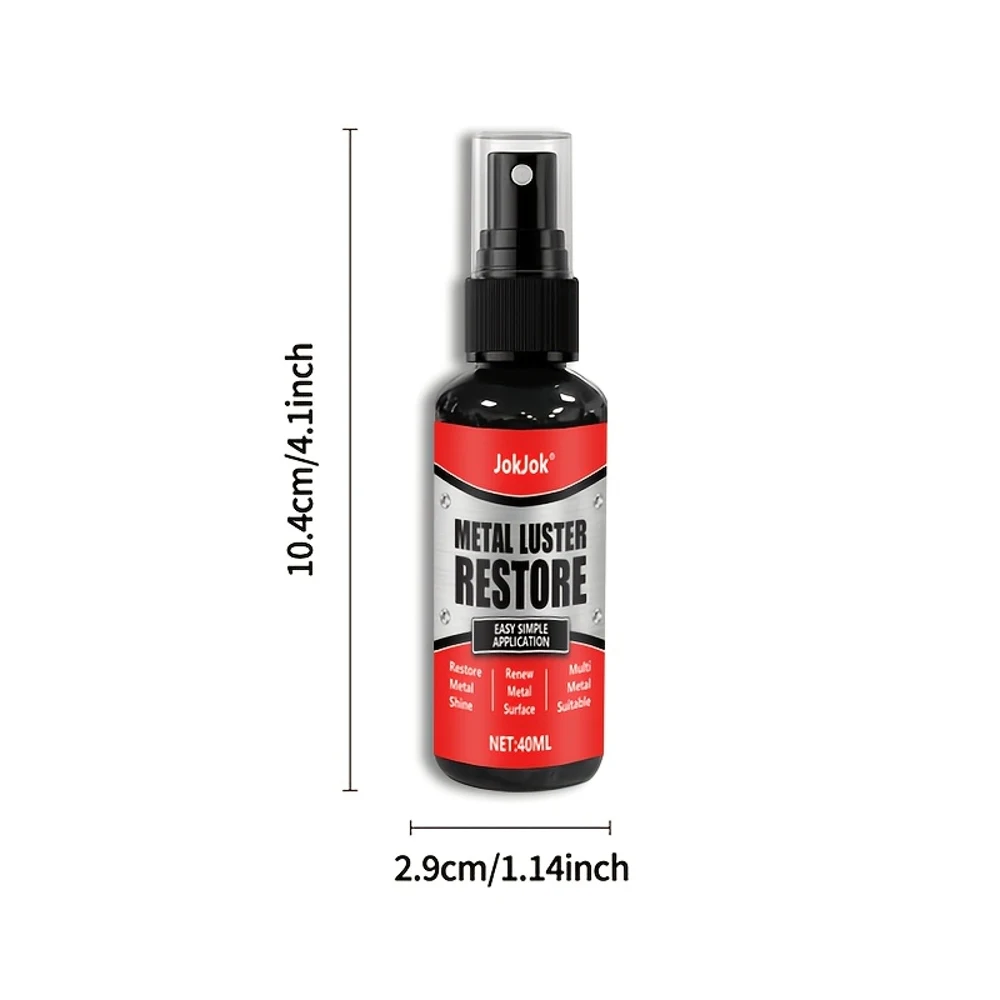 All-Purpose Metal Polish—Compact And Portable Pump-Top Design, Safe Formula, Premium Rust Removal Kit, Includes a Polishing Pad,