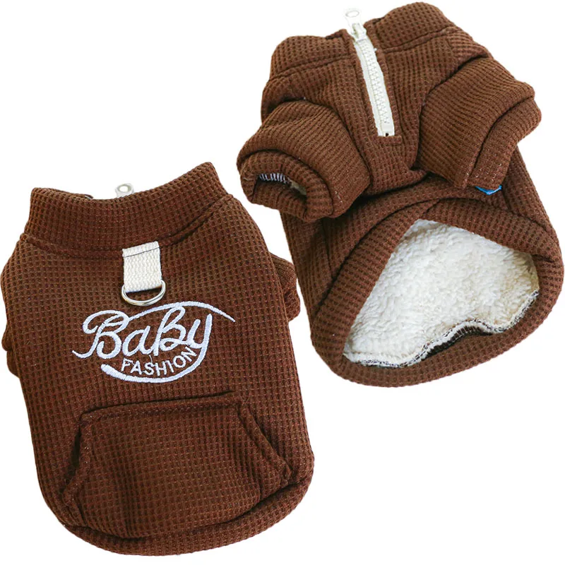 

Warm Dog Clothes Winter Zipper Coat Jacket For Small Medium Dogs Dachshund Chihuahua Puppy Costume Outfit Pet Clothing Jacket XS