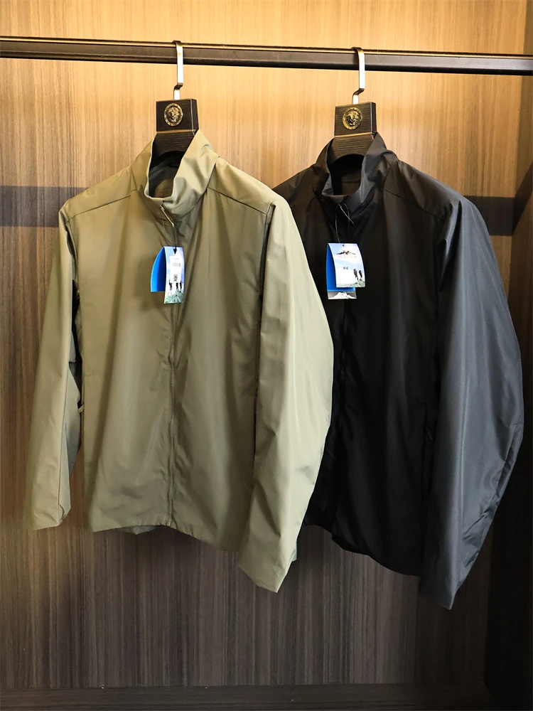 

Легкий тканый джет 50D из софтшелла, мужской уличный джерт, весна 202, ветрозащитный, водонепроницаемый, с воротником-стойкой Jaet Faion Urban Sle