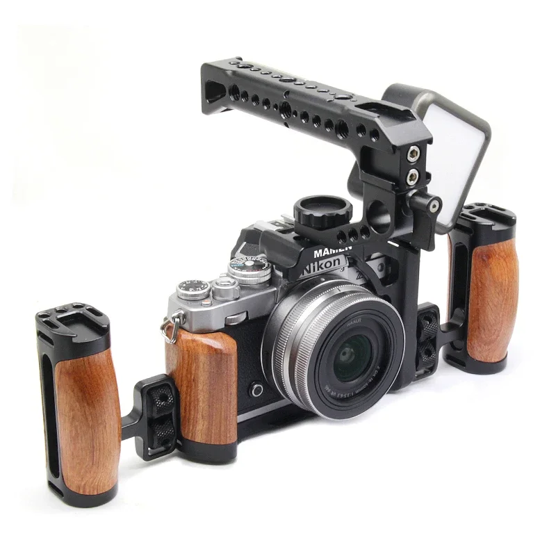 MAMEN Factory OEM ODM High Quality Professional Camera Mounts Camera Rabbit Cage Protective Shell Cage Camera cage for Nikon ZFC