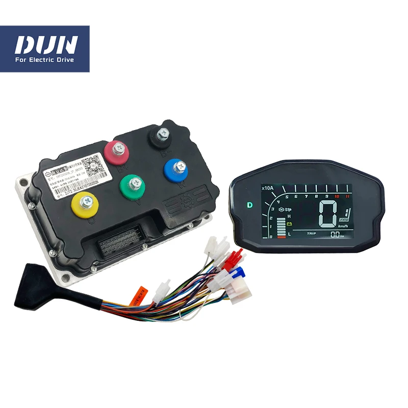 

Programmable Fardriver 5000W 84V 330A ND84530 BLDC Controller with DKD ONE-LIN Signal Speedometer For E-BIke Electric Motorcycle