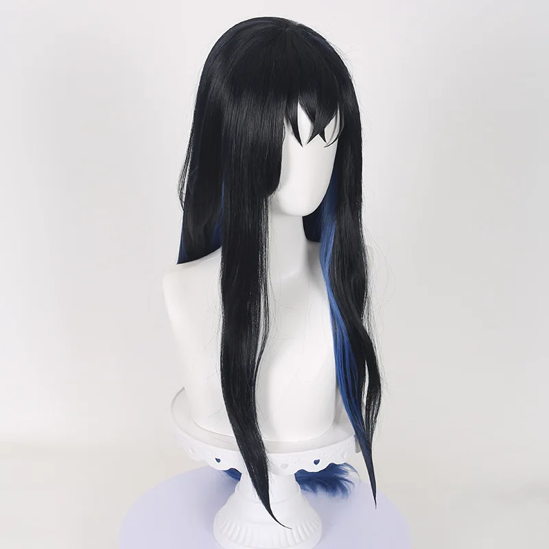Izumi Inosuke Gender Swap Piggy Blue Gradient Mechanism Cosplay Can Be Ironed