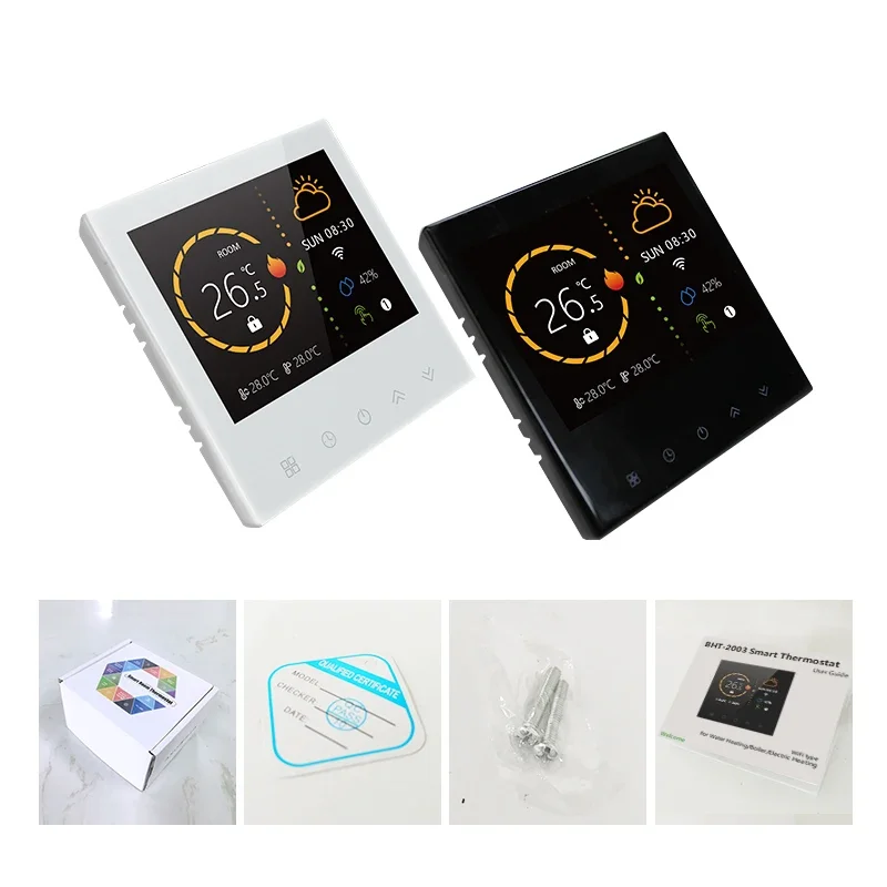 TLF Beca BAC-20033.5 Inch TFT Color Screen 2-pipe Fan Coil Fcu  Hvac Modbus Zigbee Remote Control Weekly Programming Thermostat