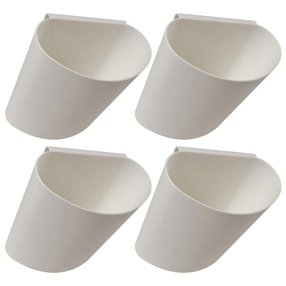 4 Pcs Hanging Basket for Home Cart Container Tools Other Storage Baskets Lash Organizer Countertop Trash Plastic Bins Can