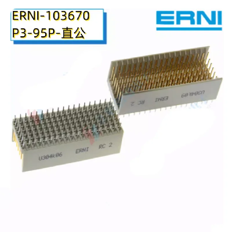 

1 шт./лот ERNI Electronics 103670 Разъем для монтажной платы P3, штекер, 95-контактный, экранированный, прямой, CPCI, тип B, 5*19 контактов