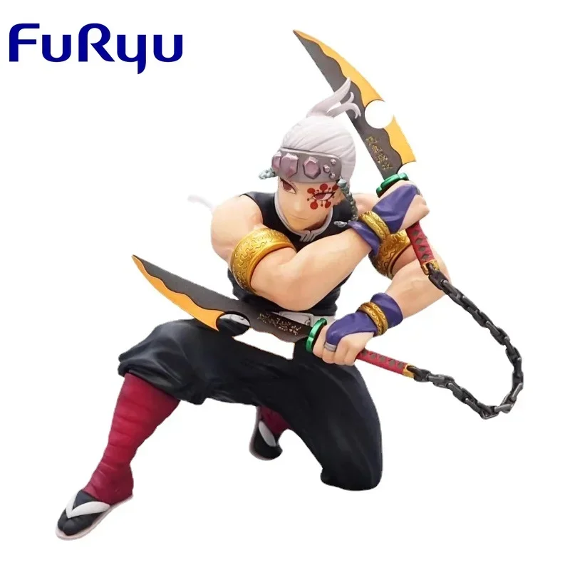 Furyu Genuine Demon Slayer Noodles Stopper Figure Uzui Tengen Anime Action Figures Toys For Boys Girls Kids Gift Model