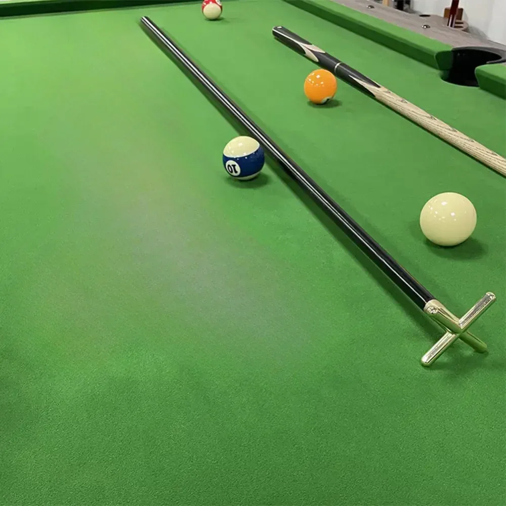 Anti-Shake Billiards Fork Stand - 1PC Cross Low Head for Stable Cue Support, Aluminum Alloy Training Tool