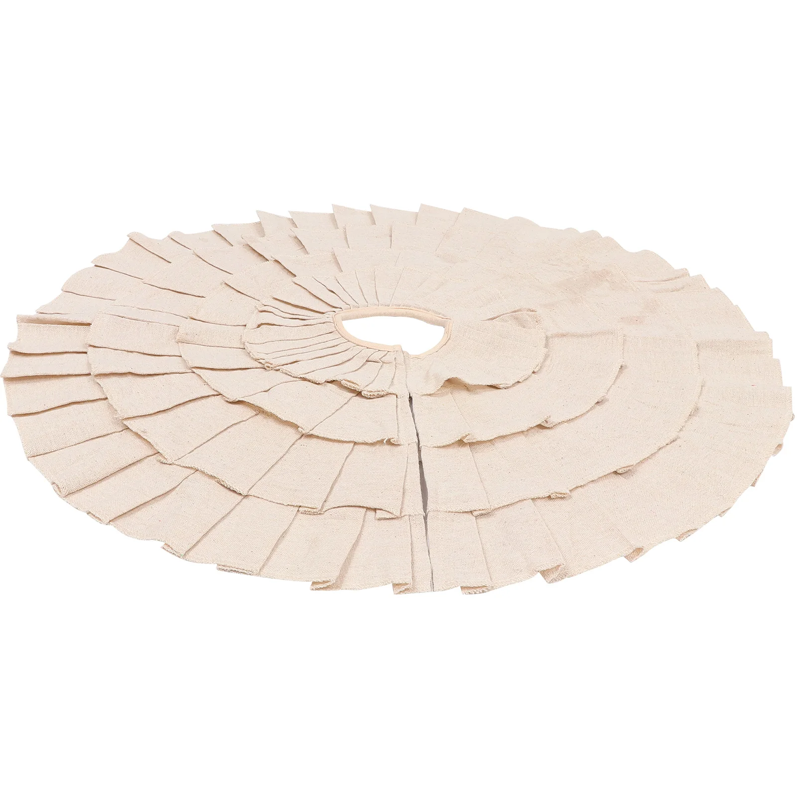 

Ruffled Christmas Tree Skirt Round Xmas Ornament Decorations Vintage Home Party Holiday Supplies Christmas Tree