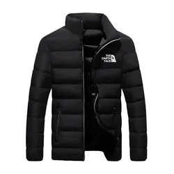 2024 Men's Winter Jacket Stand up Collar Warm Down Jacket Street Fashion Leisure Brand Men's Parker Coat