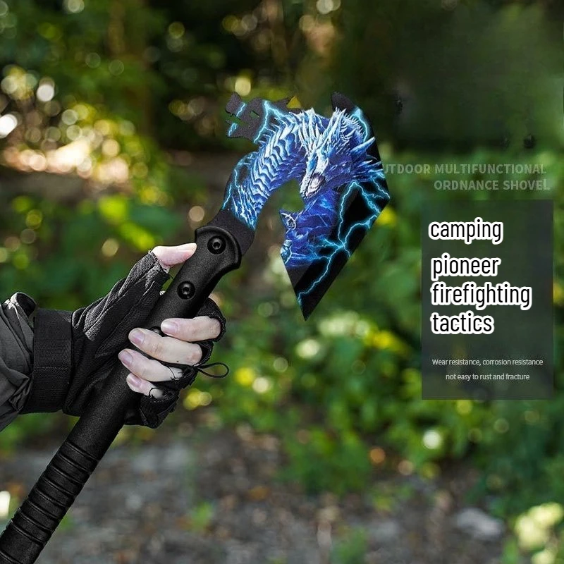 

Multi Functional Survival Firefighting Tactical Hand Axe Engineering Axe Portable Outdoor Camping Home Logging EDC Tool