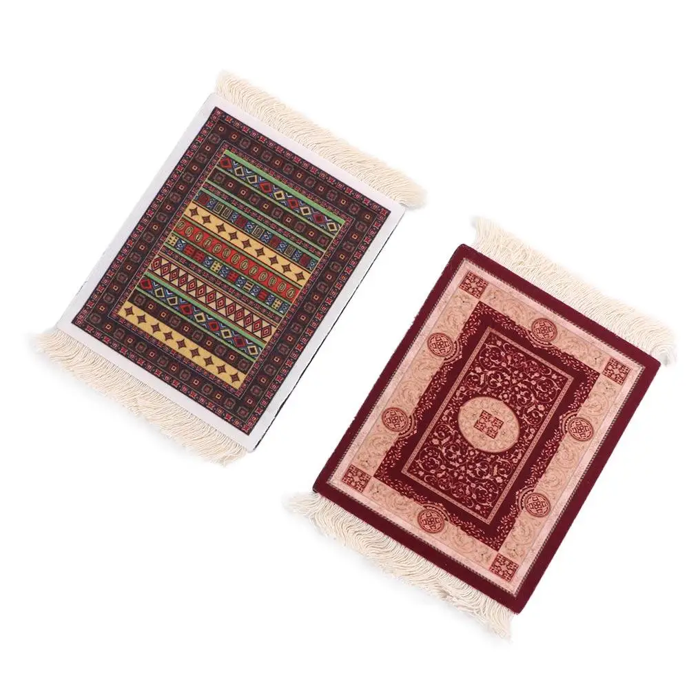 Handmade Photo Props kitchen accessories Persian style Table Decor Desk Cushion Cup Pads Coaster Placemat Table Mat
