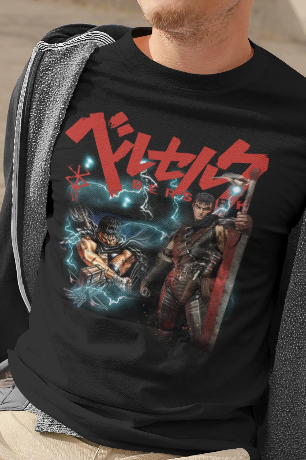 Vintage Berserk Anime Shirt, Berserk anime new shirt graphic tee Size S to 5XL