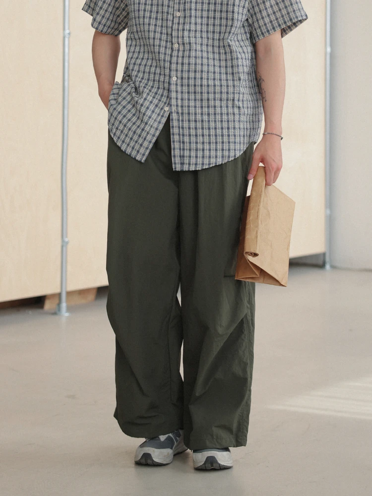 

Летние камуфляжные рабочие брюки Noears с эластичным поясом, свободного кроя, с завязками, прямые, повседневные, для активного отдыха