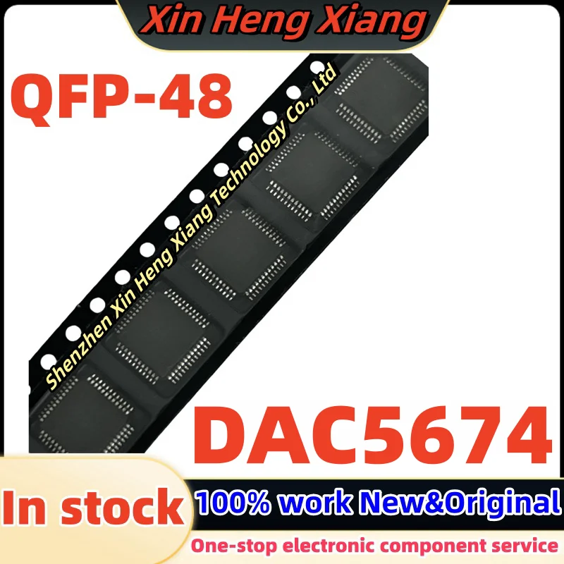 (1-5 stücke) dac5674iphp dac5674iphpr dac5674 QFP-48 chipsatz