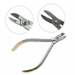 1 pc Dental Ligature Cutter szczypce do ortodontycznych przewodów ligatury i opaski gumowe dentysta Instrument ze stali nierdzewnej