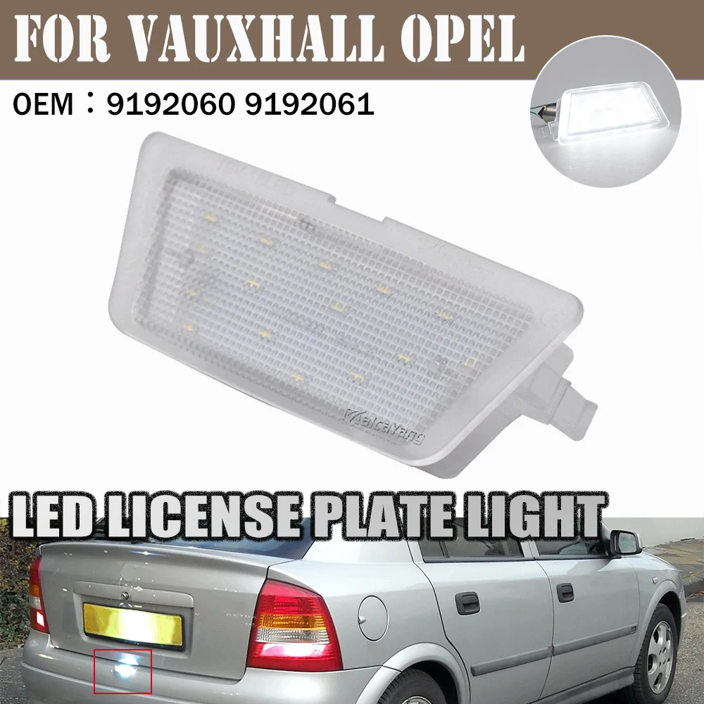 

1x Rear License Number Plate LED Light For Vauxhall Opel Astra G MK4 HB Saloon(CA337) 1998 1999 2000 2001 2002 2003 2004