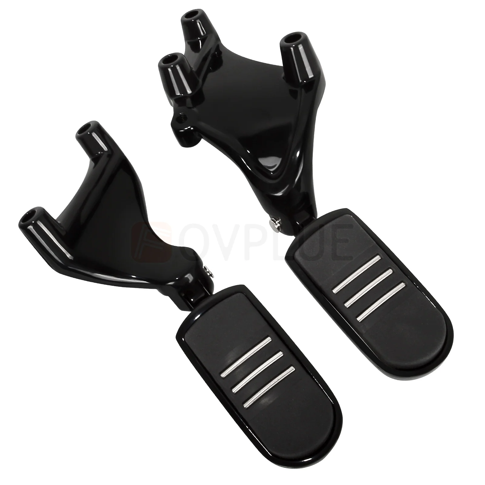 Rear Passenger Footrests Pedal w/Mount Kit For Harley Davidson Sportster Forty-Eight 48 Seventy-Two 72 883 1200 2014-2022 Black