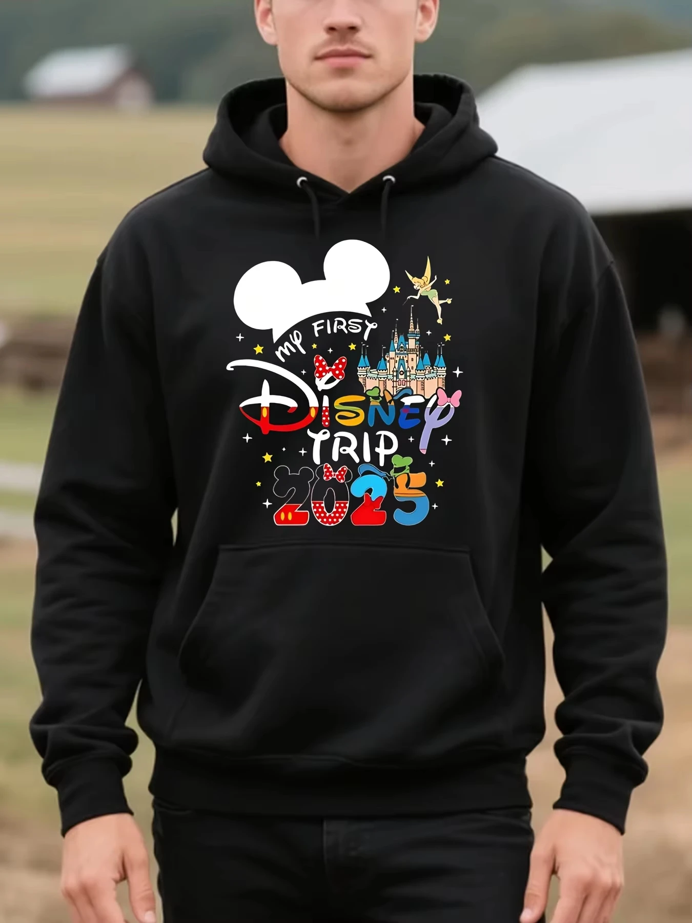 

2025 Disney Mickey Mouse Family Trip Women's Hoodie Y2k Tops Fashion Sweatshirt Kawaii Clothes Autumn Winter Streetwear Pullover