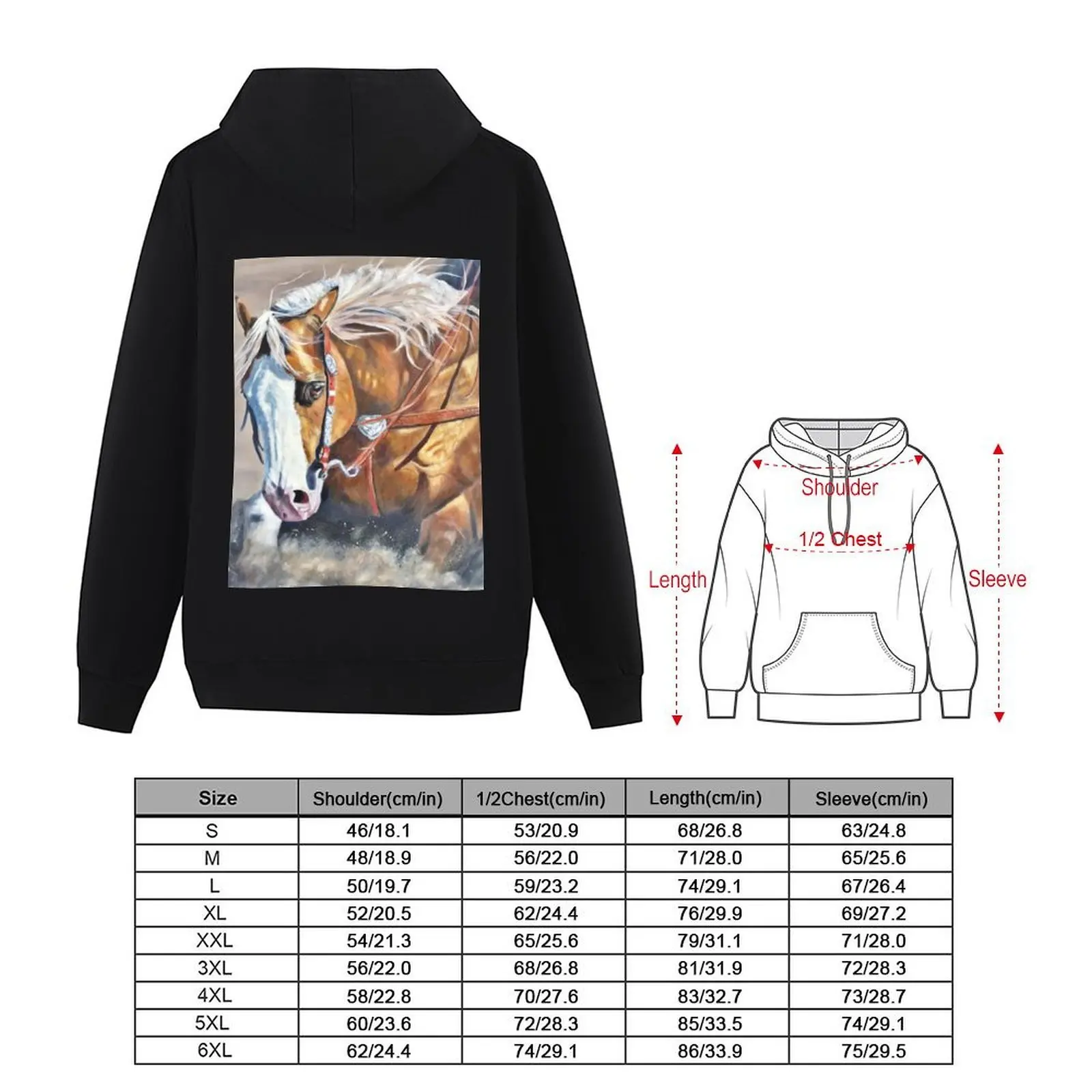 Reining Horse Hoodie ملابس الخريف على الطراز الكوري ملابس رجالية ملابس للرجال جديدة في هوديس وبلوزات