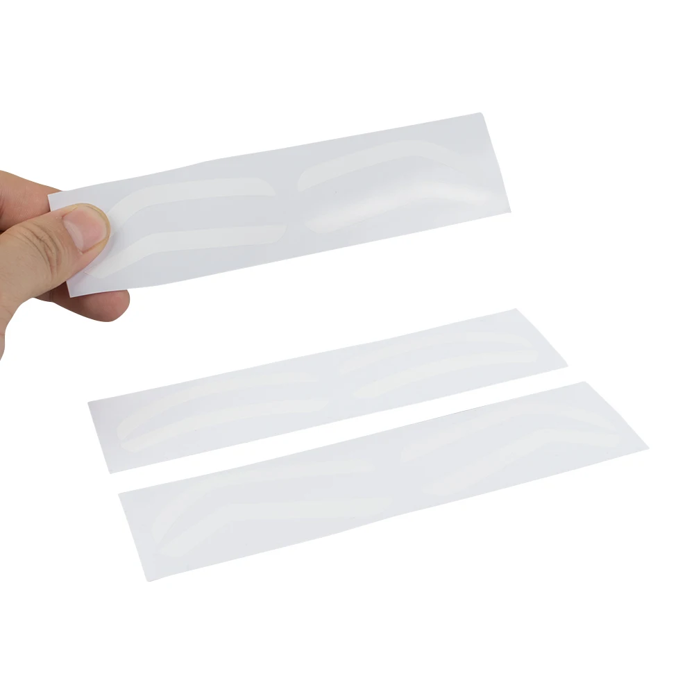 10pc Disposable Eyebrow Design Stencil Eyebrow Tint Airbrush Auxiliary Sticker For Brows Shaping With Single Eyebrowstype Option
