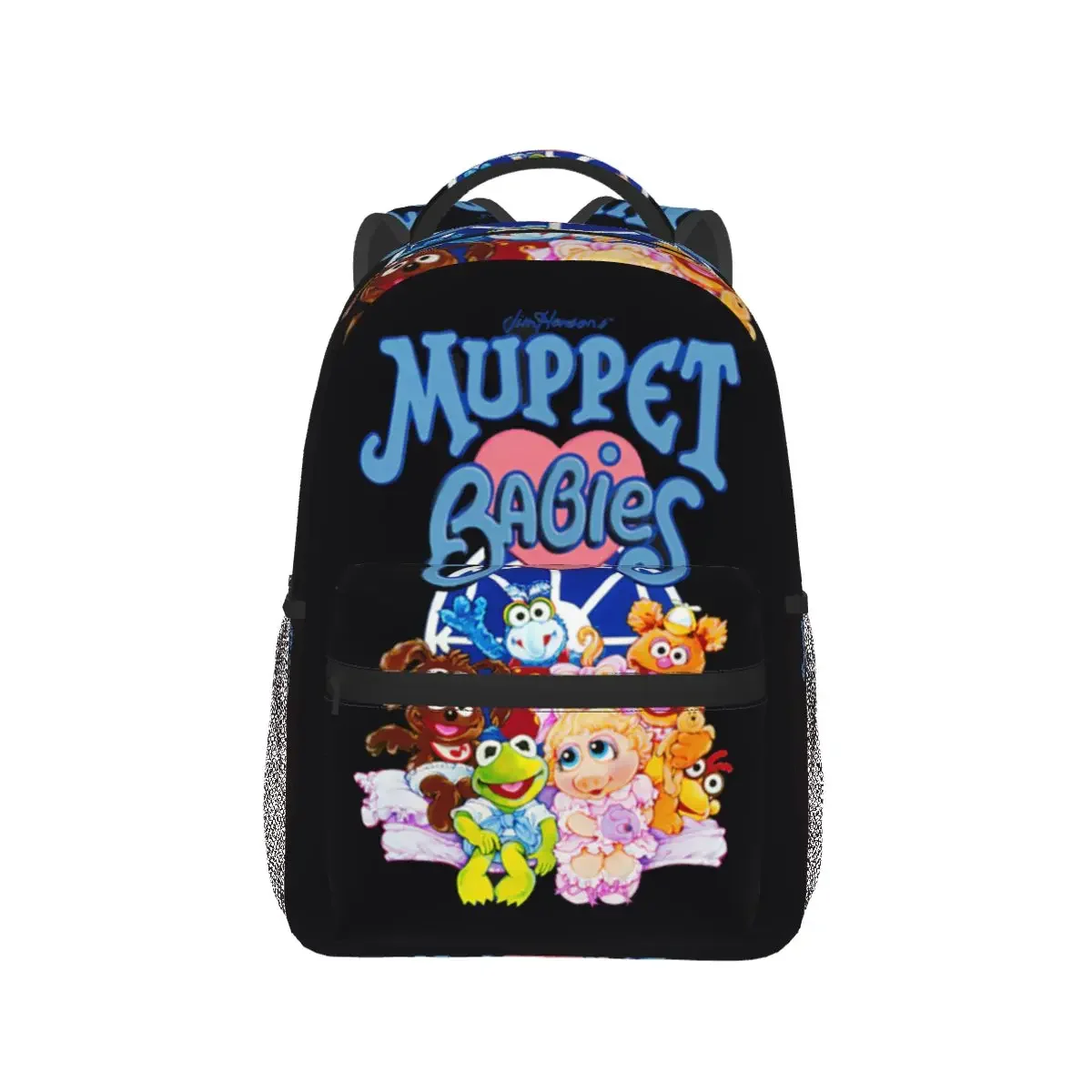 Muppet Babies 배낭 소년 소녀 Bookbag 학생 학교 가방 만화 여행 배낭 숄더 백 대용량