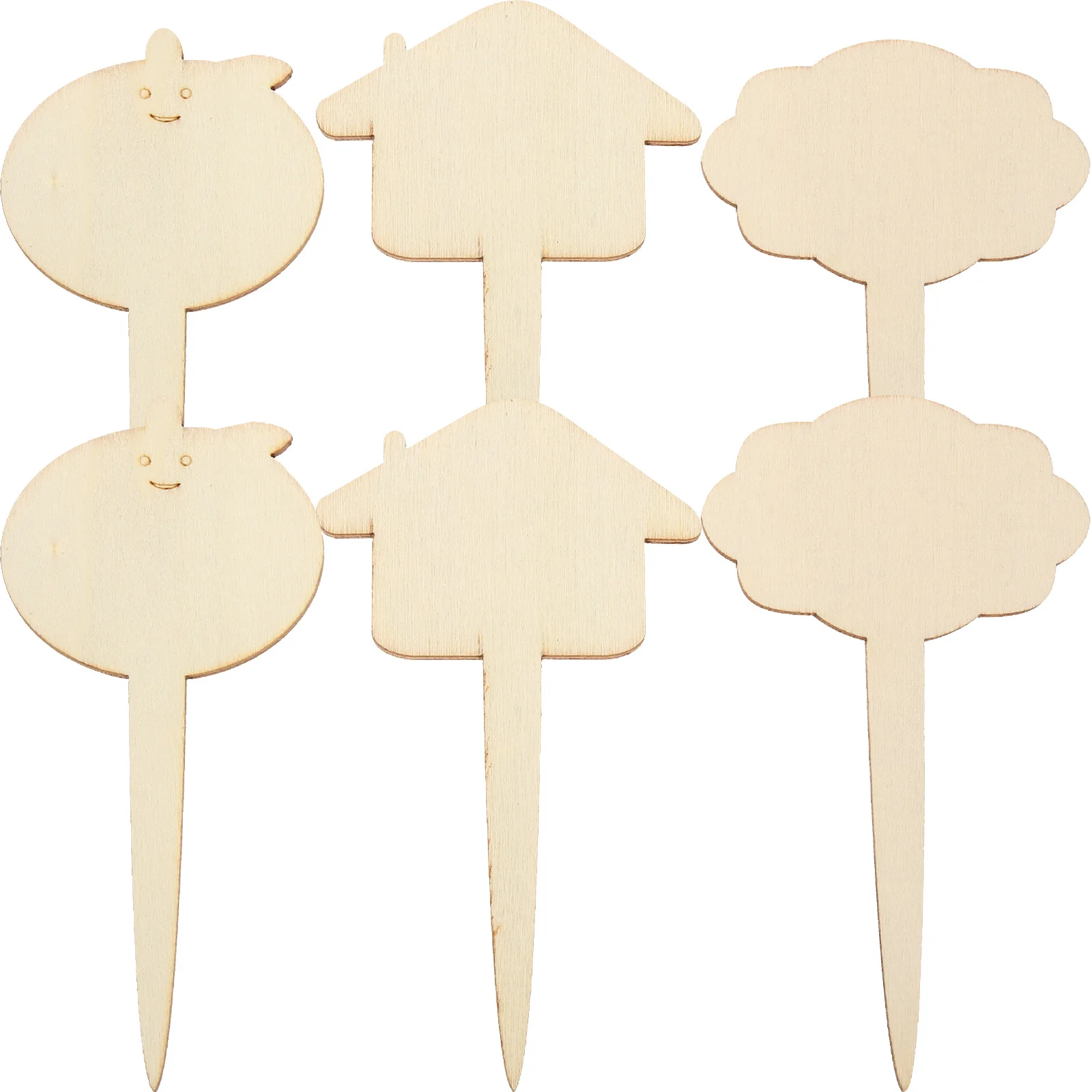 

30pcs Wooden Plant Labels 30 Pack Wood Garden Labels For Plants Flower Pots Plant Markers Garden Stakes Outdoor Gardening