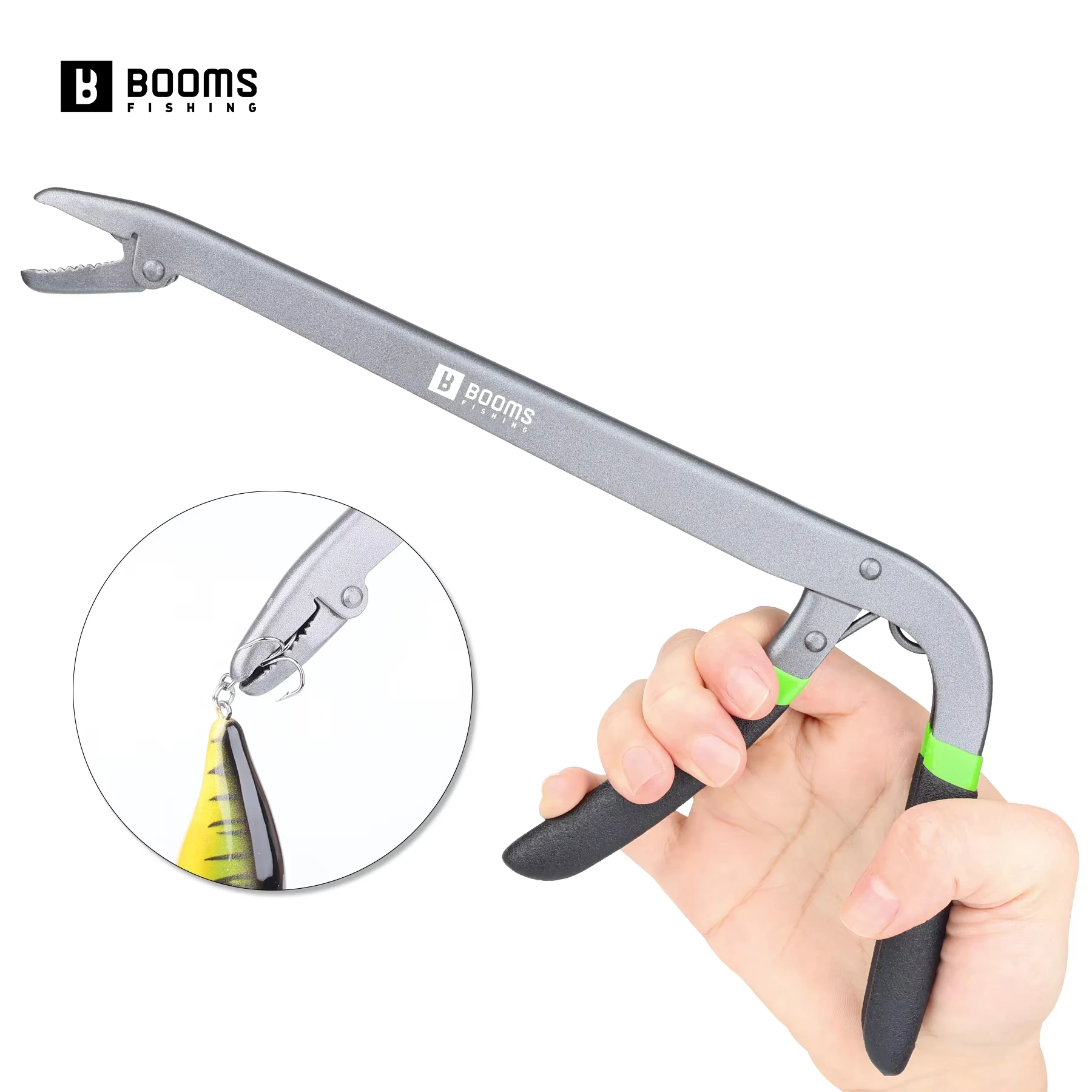 Booms pêche acier au carbone dispositif de décrochage pince à poisson pince attraper crochet de pêche dissolvant pince outil attirail pour remorque de pêche