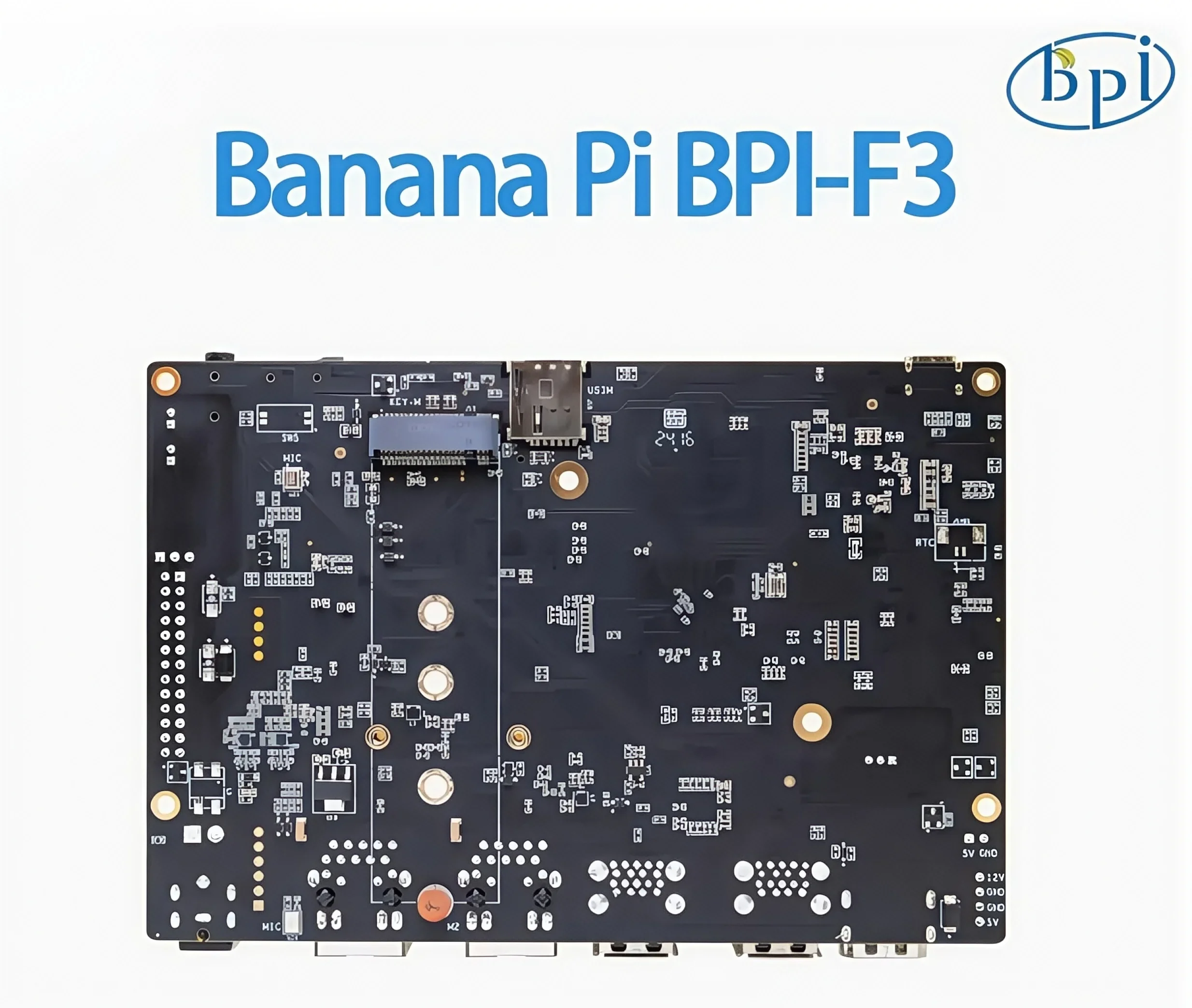 Banana Pi BPI-F3 Industrial Grade 8-core RISC-V SpacemiT K1 Iteration