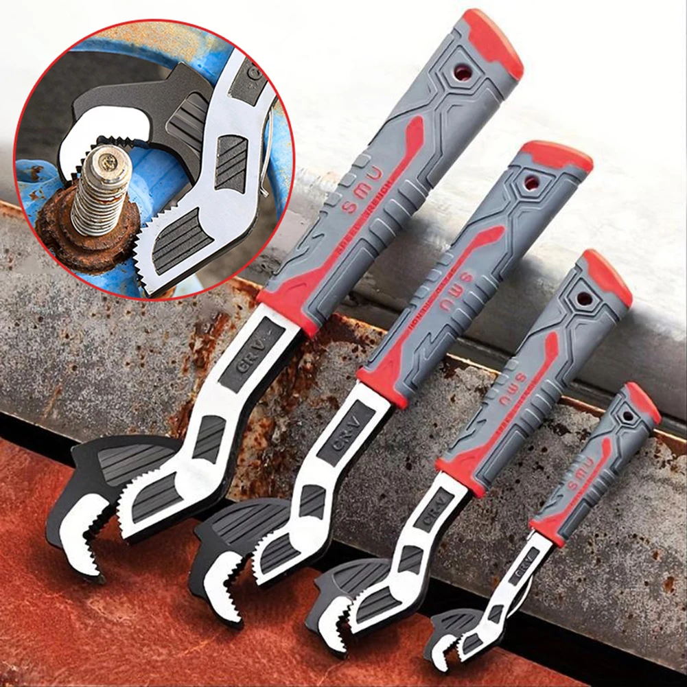 

Самозадача гаечный ключ, мультимодер гибкий гаечный ключ быстро открывается 6/8/10/12-дюймовый гаечный ключ для ремонта машины