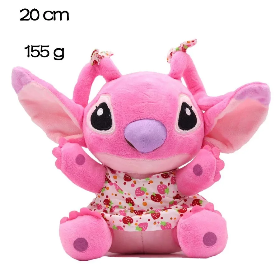 Disney Stitch-muñeco de peluche de Lilo & Stitch para niños, muñeco de peluche de Anime, regalo de cumpleaños