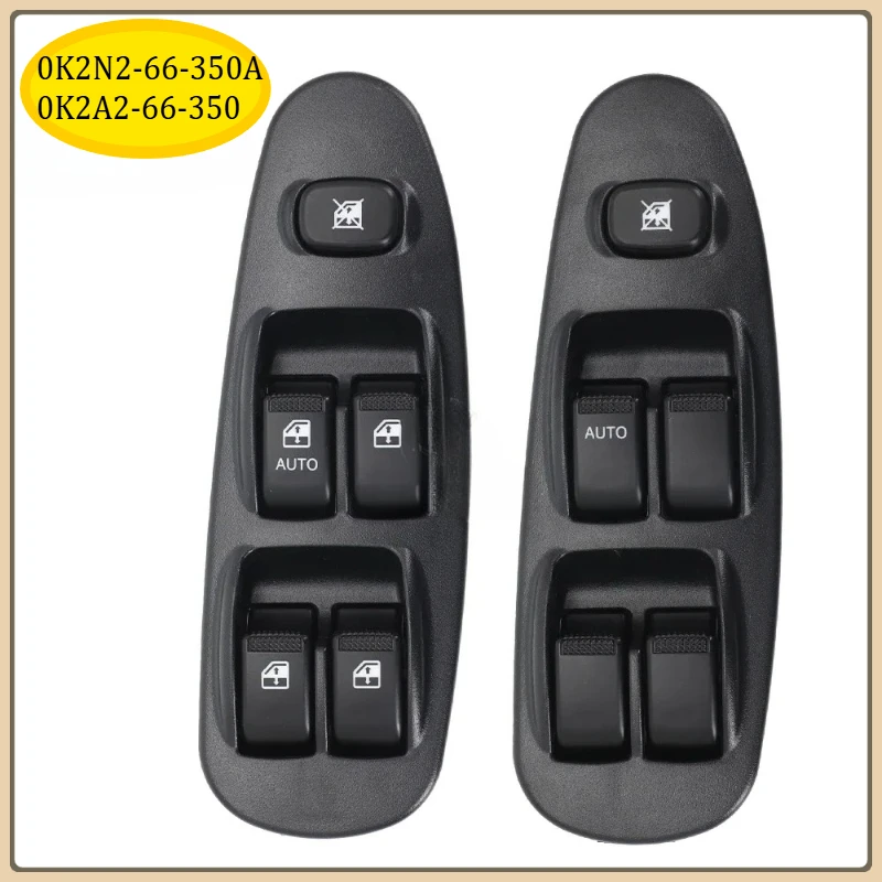 0K2N2-66-350A 0K2A2-66-350 para Kia Sephia 1997-2001 y 2000-2004 Spectra Sedan botón de interruptor de ventanilla eléctrica delantera izquierda para coche