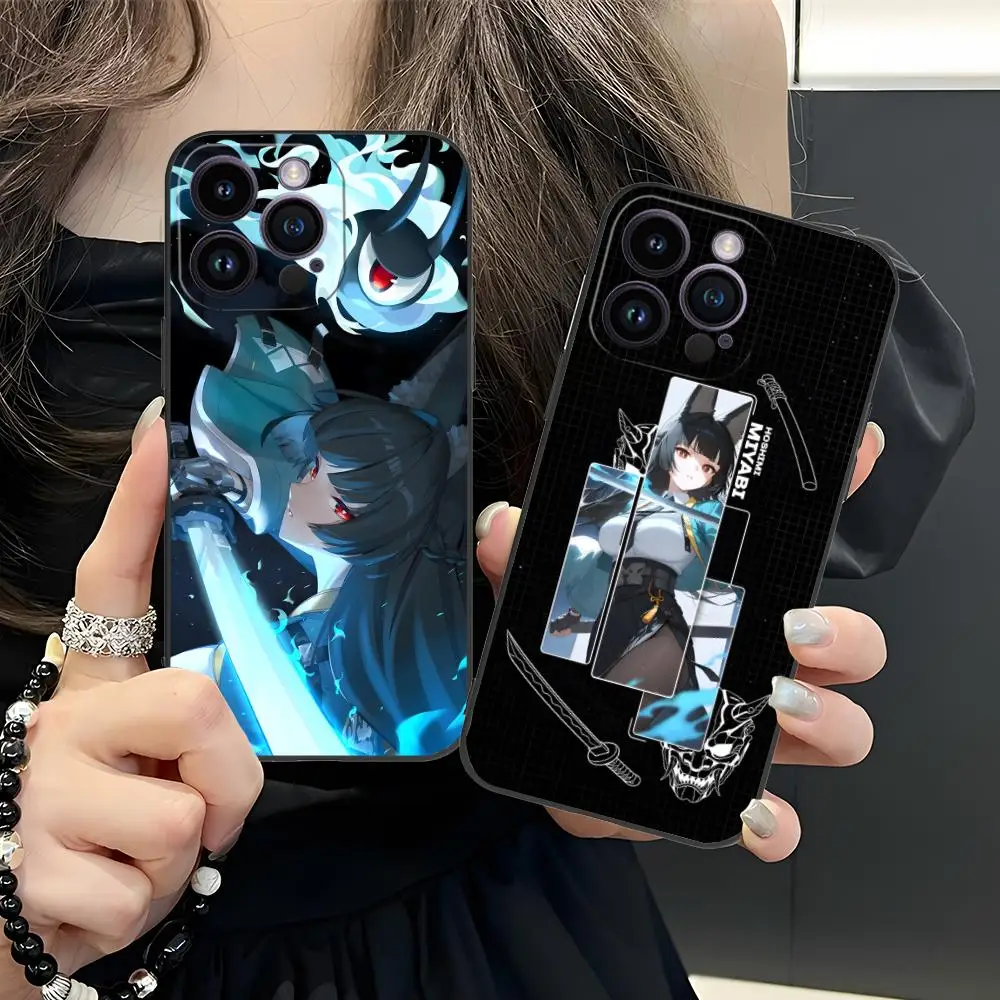 

Zenless Zone Zero Hoshimi Miyabi Phone Case for iPhone 17 16 15 14 13 12 11 X XR XS 8 7 Pro Max Plus Mini Colour Protective