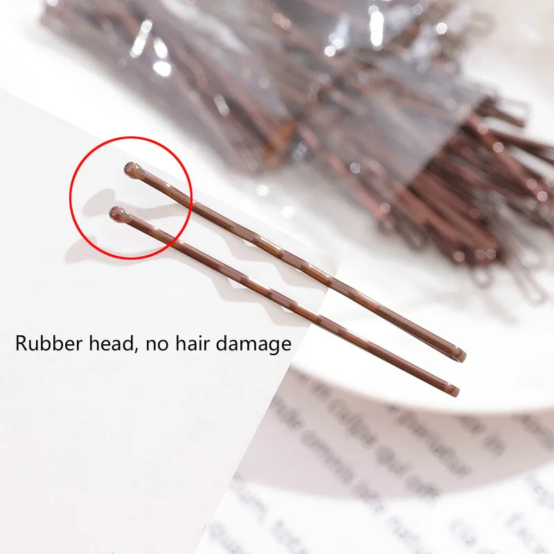 5/6/7 cm Legierung Bobby Pins Haarspangen U-förmige Metall Haarnadeln Winkte Haarspangen Braut Haarnadeln Haar Styling Werkzeuge Schwarz 50 Teile/beutel