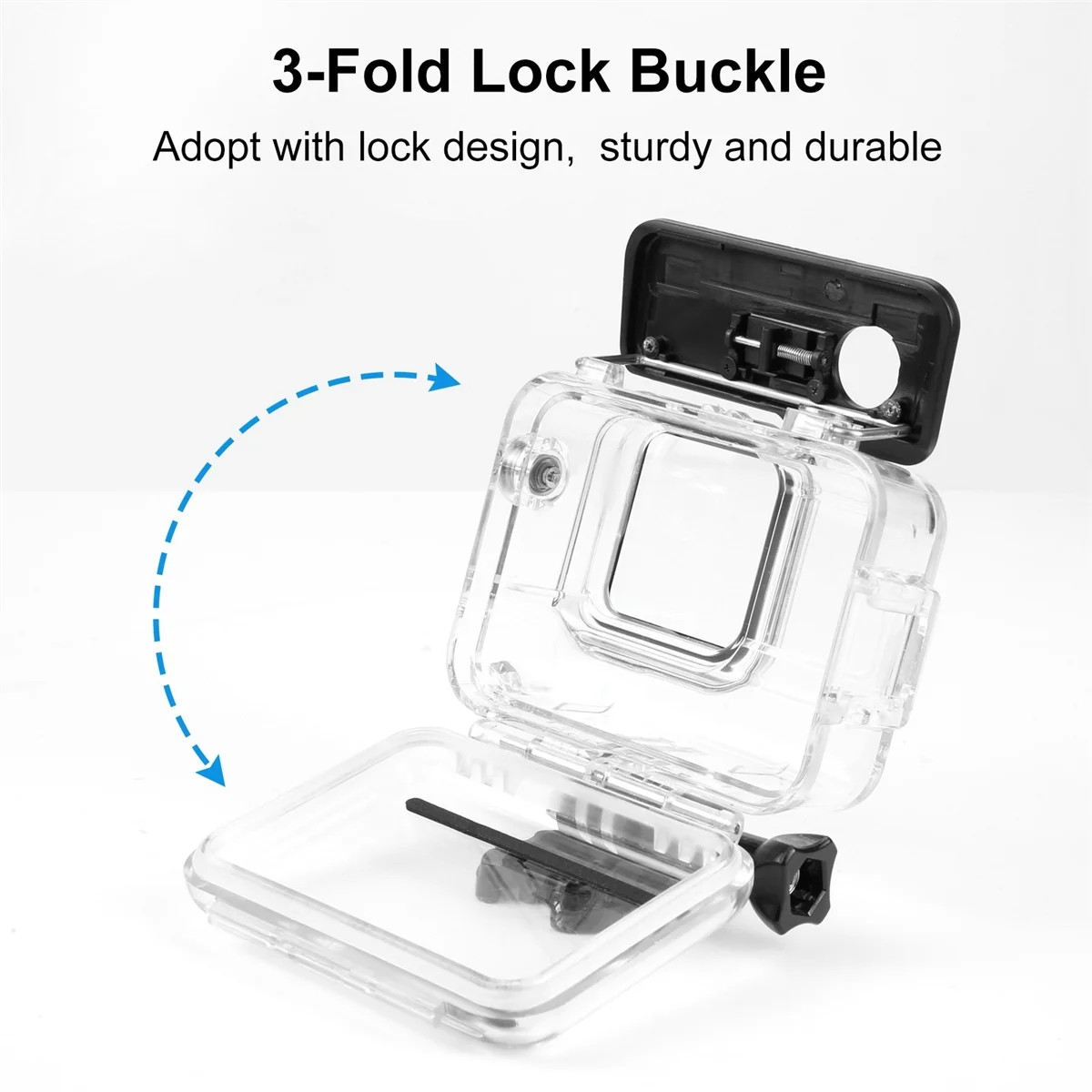 Capa Impermeável para Câmera Esportiva PULUZ, Capa Conveniente Multifuncional para Insta360 Ace Pro, 60m