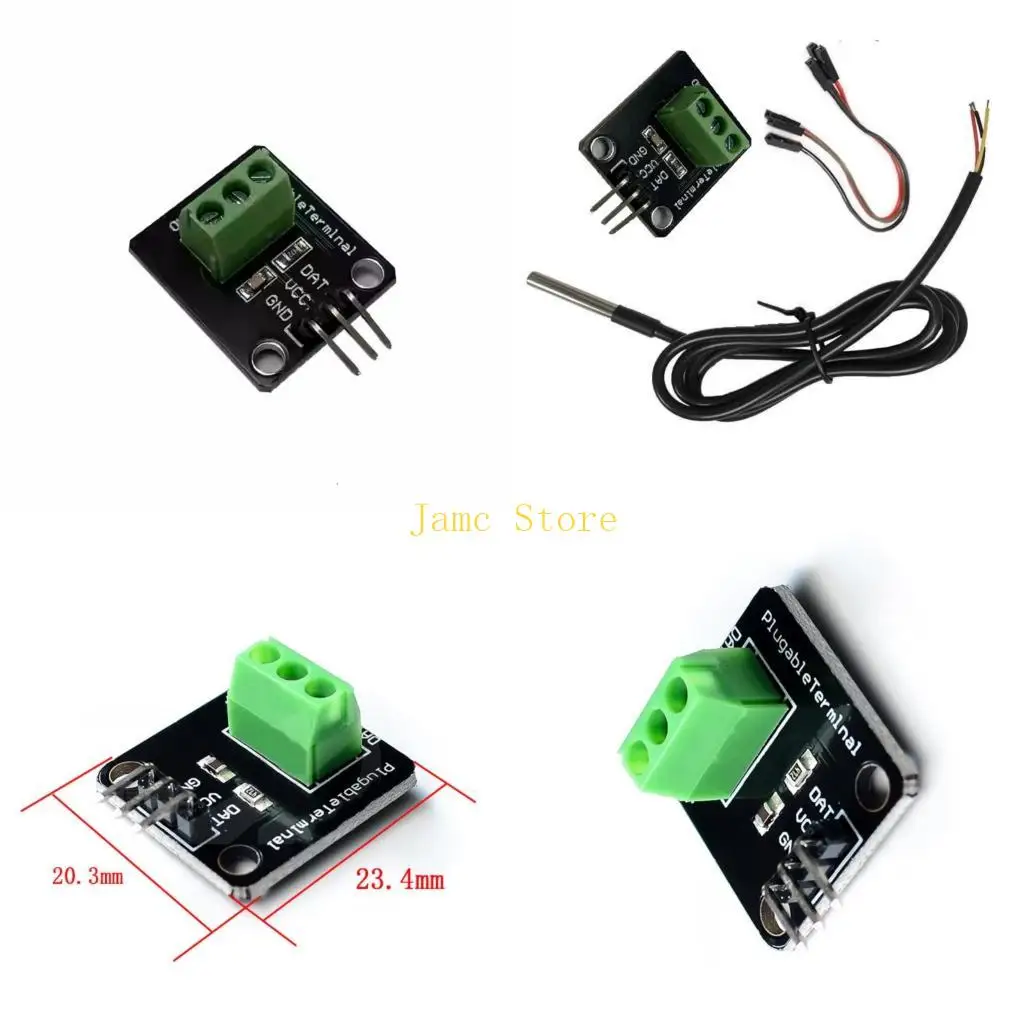 

LX0B Industrial Temperature Measurement Module For Microcontrollers 3V 5.5V Operation Waterproof Sensorings Compatible