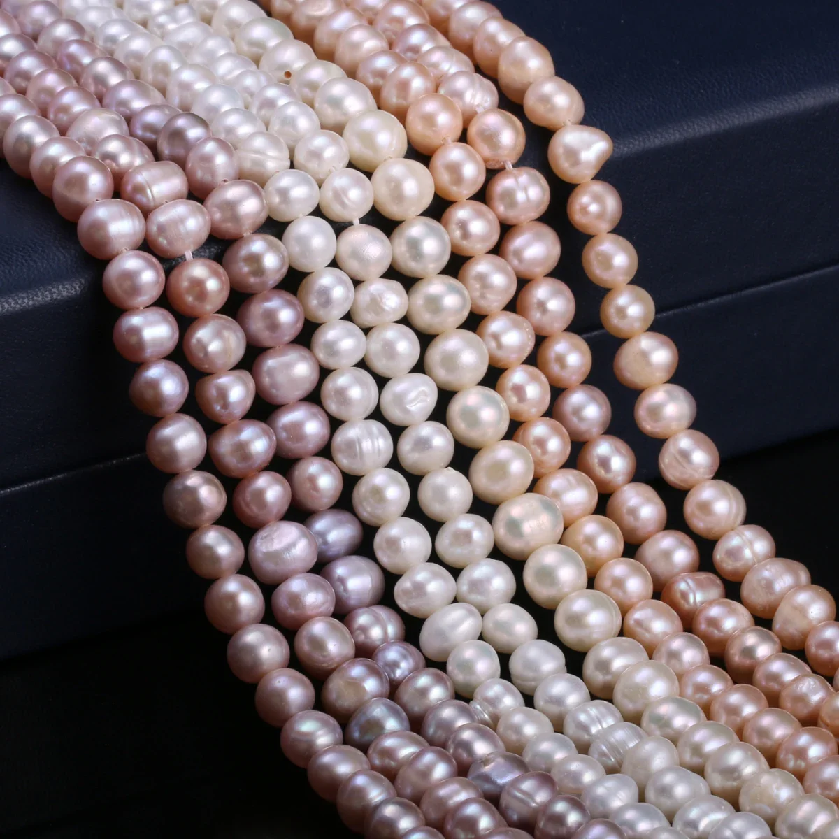 

Natural Freshwater Pearls Beads Round Shape Isolated Loose Beaded for Jewelry Making DIY Fashion Bracelet Necklace Accessories