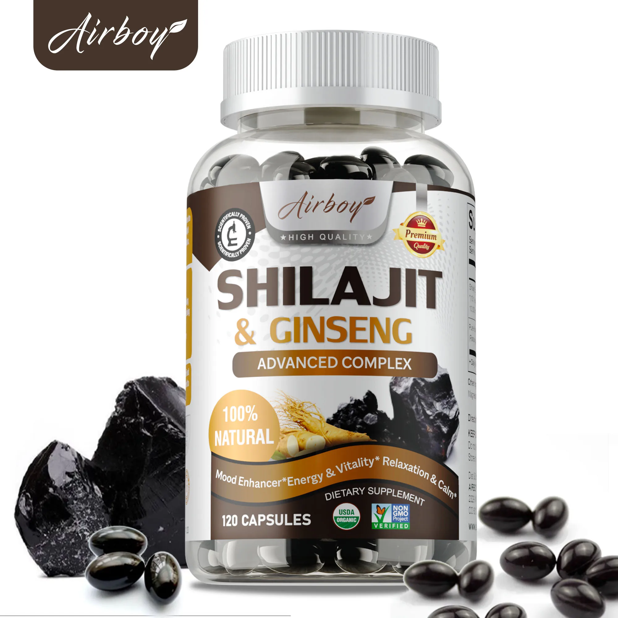 

Капсулы Shilajit — повышение концентрации и памяти, повышение иммунитета, способствует обмену веществ, обеспечивает энергию и выносливость.