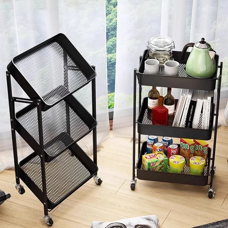 Lounge Mobile Food Cart Transport Kitchen Rack Mobile Food Cart Snack Tableware Articulos Para El Hogar Living Room Furniture