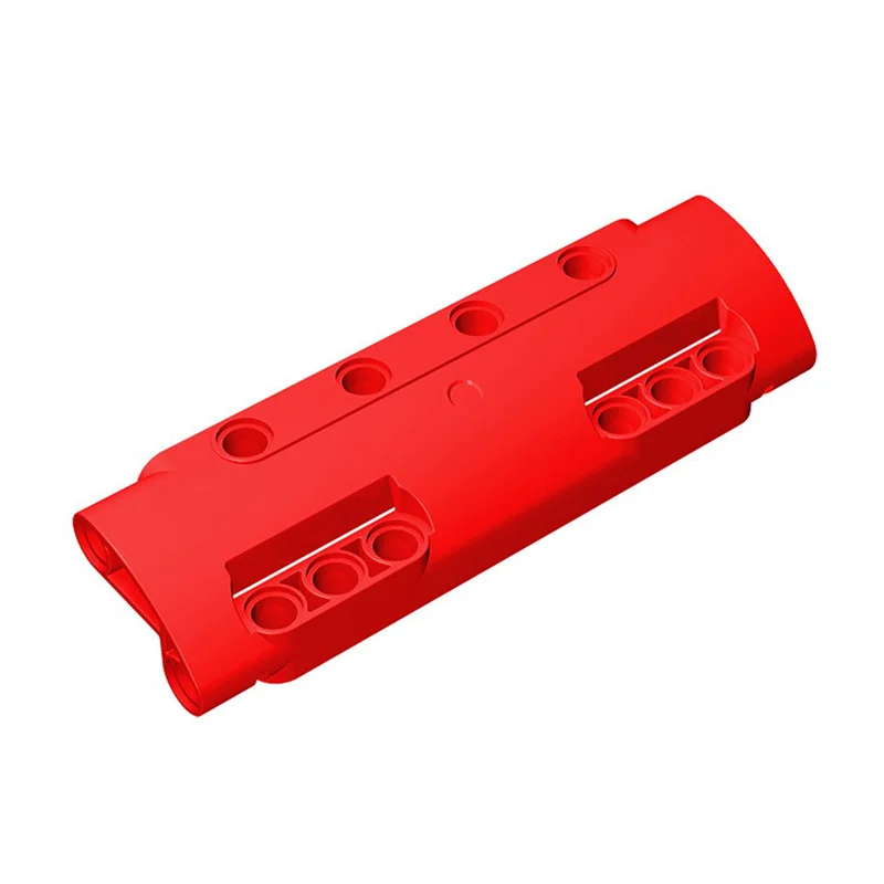 5pcs Technology Panel Curved 11x3 with 10 Pin Holes Through Surface 11954 Building Block Brick Compatible Accessories Mechanical