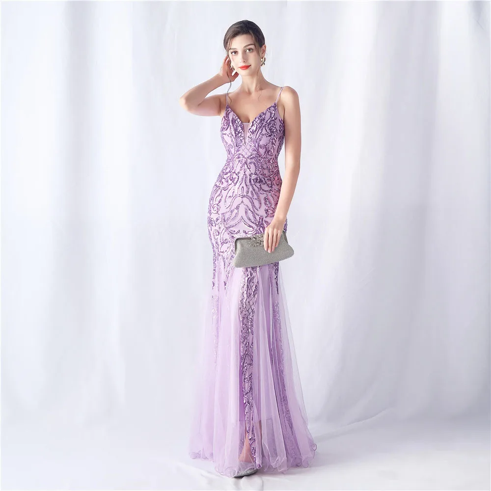 Luxury Prom Dress Women's Elegant Long Dress Party 2024 Graduation Ceremonies Prom Evening Formal Fashion Maxi Dress Wholesale