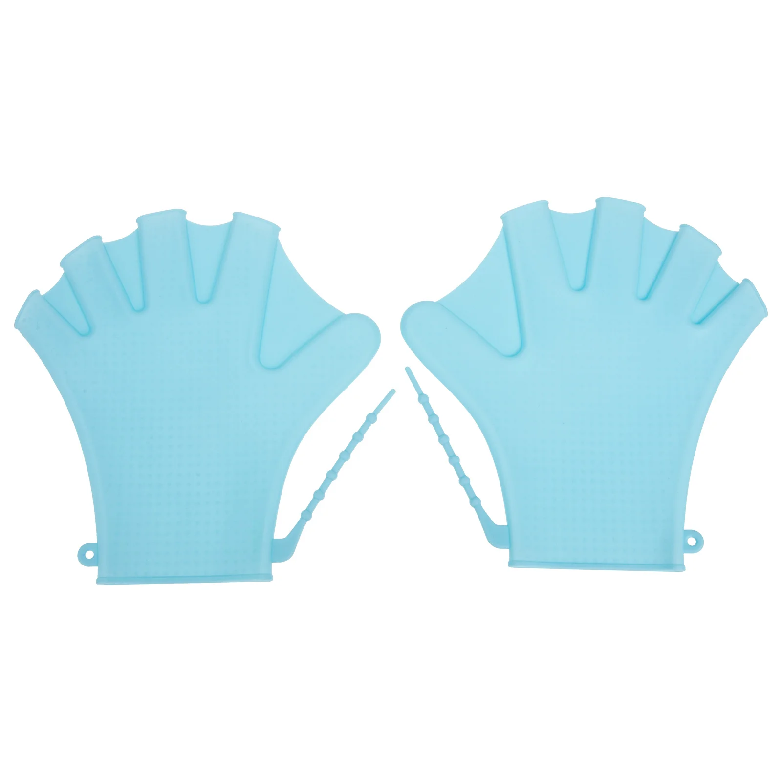 

1 Pair Silicone Webbing Gloves Swimmimg Hand Fins Adult Paddles Water Proof Training Fitness Pool Diving Auxiliary Swim Paddles