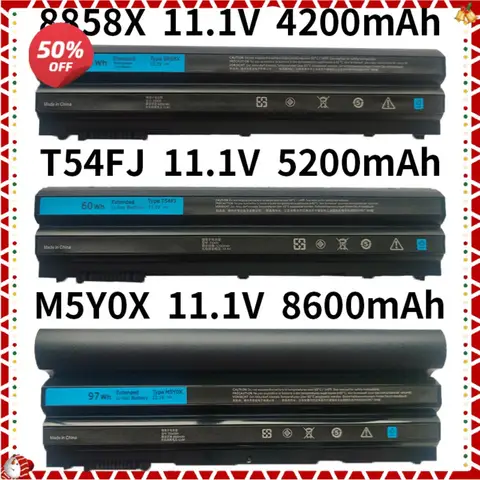 11.1V M5Y0X T54FJ 8858X Laptop Battery for Dell Latitude E6430 E5420 E5430 E6420 E6530 E6540 E6440 04NW9 2P2MJ NHXVW M5YOX 7FJ92