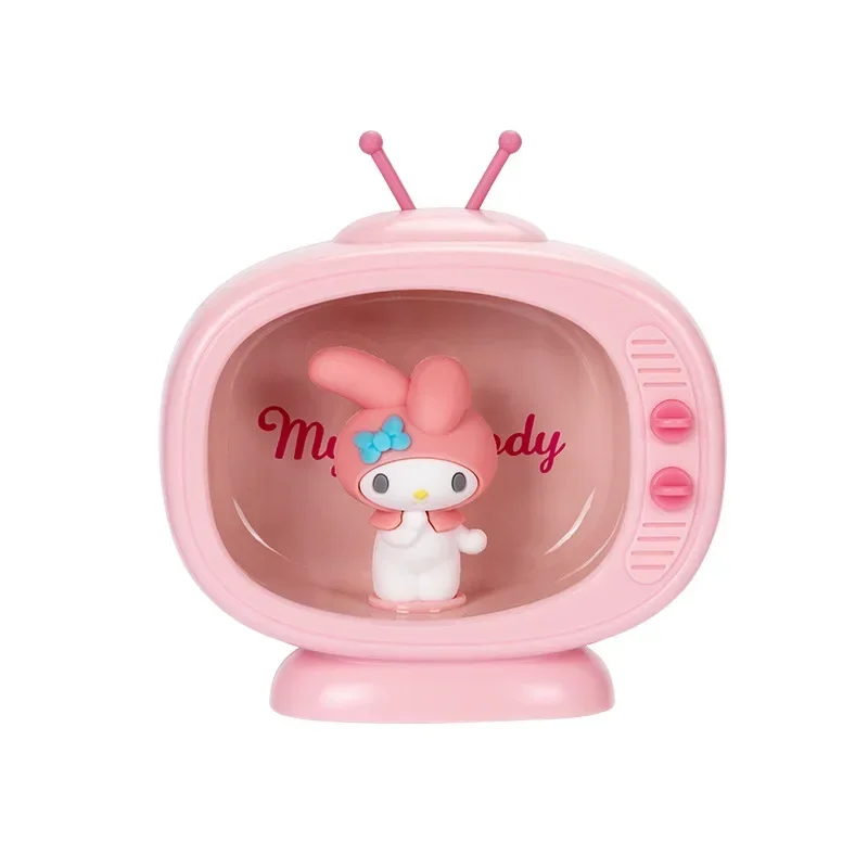 Miniso Excellent Product Sanrio Night Light Mini Tv Style Bedroom Bedside Sleep Girl Table Lamp Decorative Birthday Gift Toy