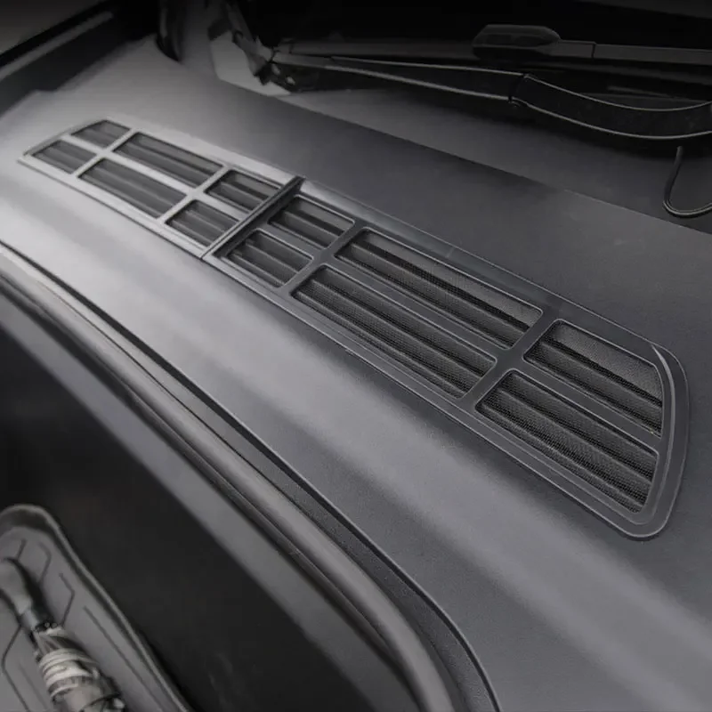 Insect-proof Net Front Cover For Tesla Model Y 20-24 Air-conditioning Air Inlet Protective Cover Modification Accessories