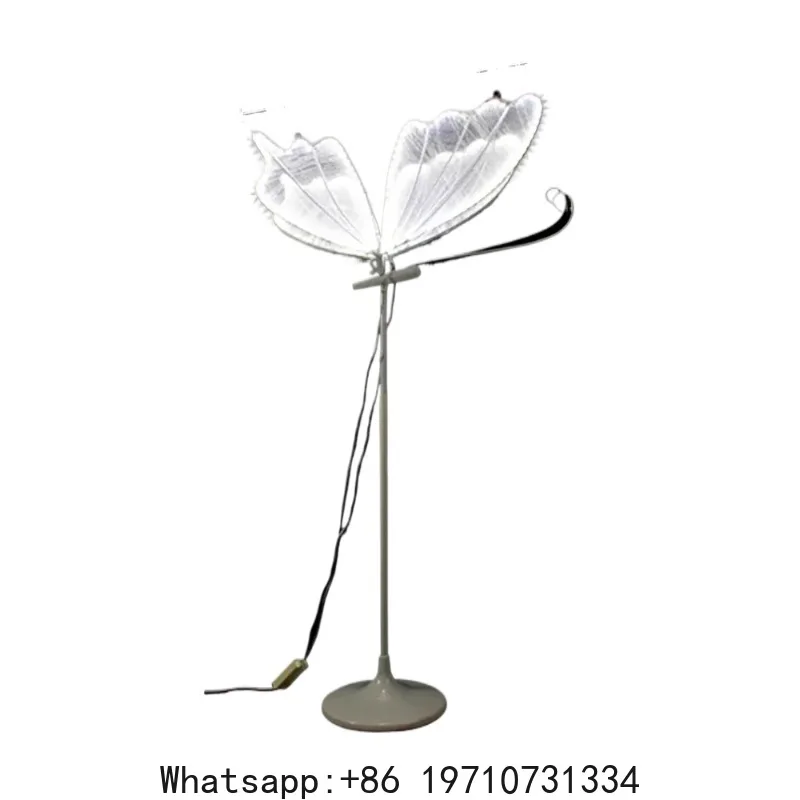 60cm Luminous Butterfly Wing Pendant Ceiling Decoration Wedding Road Guide Hotel Stage Decoration Lights Birthday Party Decorate view 5